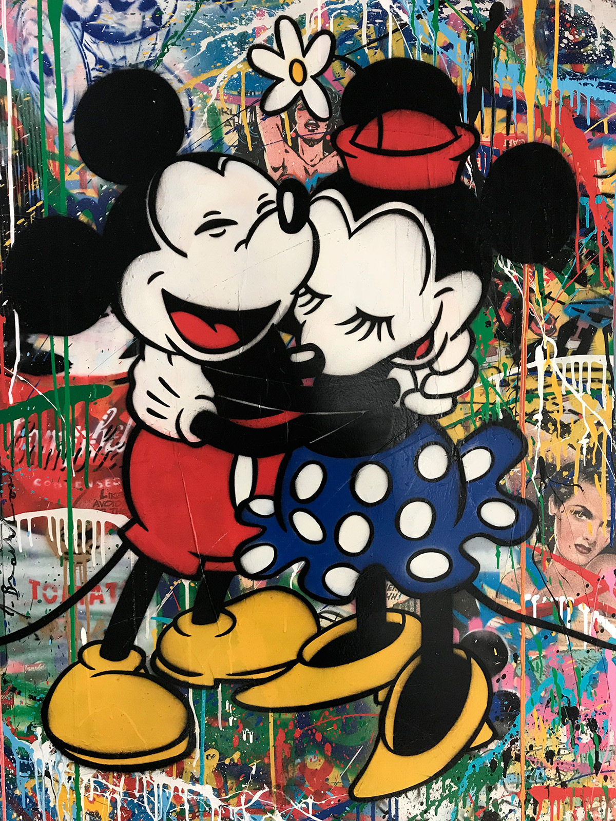 Mickey Y Minnie - Mr. Brainwash | Barnebys