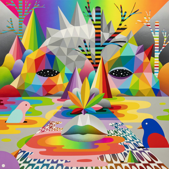 Okuda San Miguel | Faces in digital landscapes