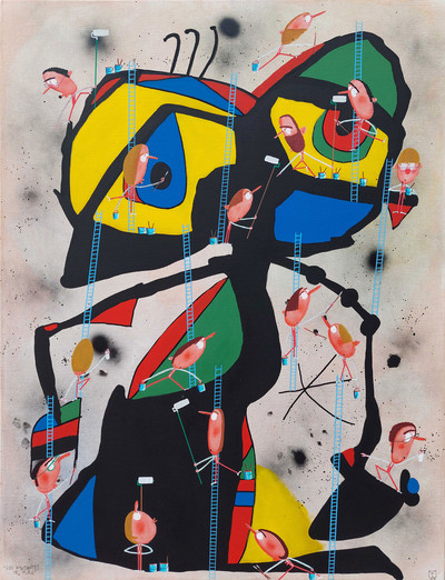 Moisés Yagües | Los ayudantes de Miró