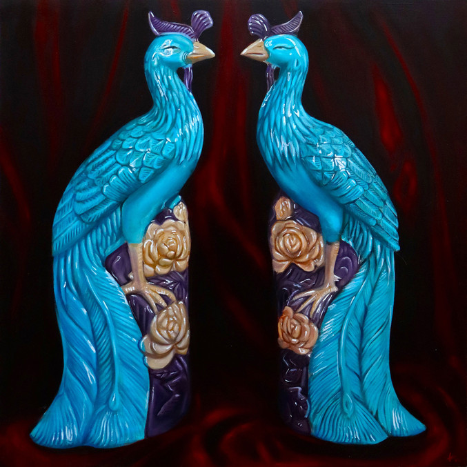 Antonio Ovejero | Los pavos reales azules