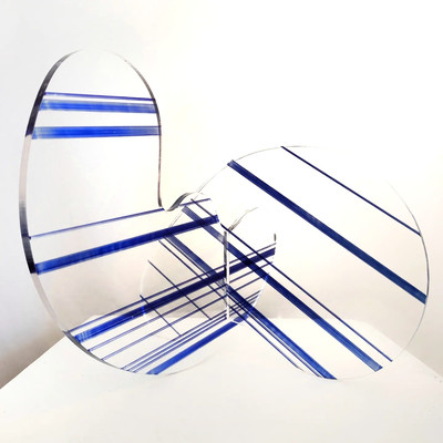 Enrique A. Cabrera | Movimiento I (Azul). De la serie Isamu